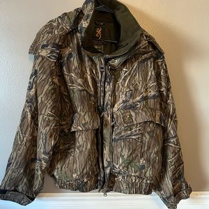 Browning mossy oak tree stand hydro tech shell with hood